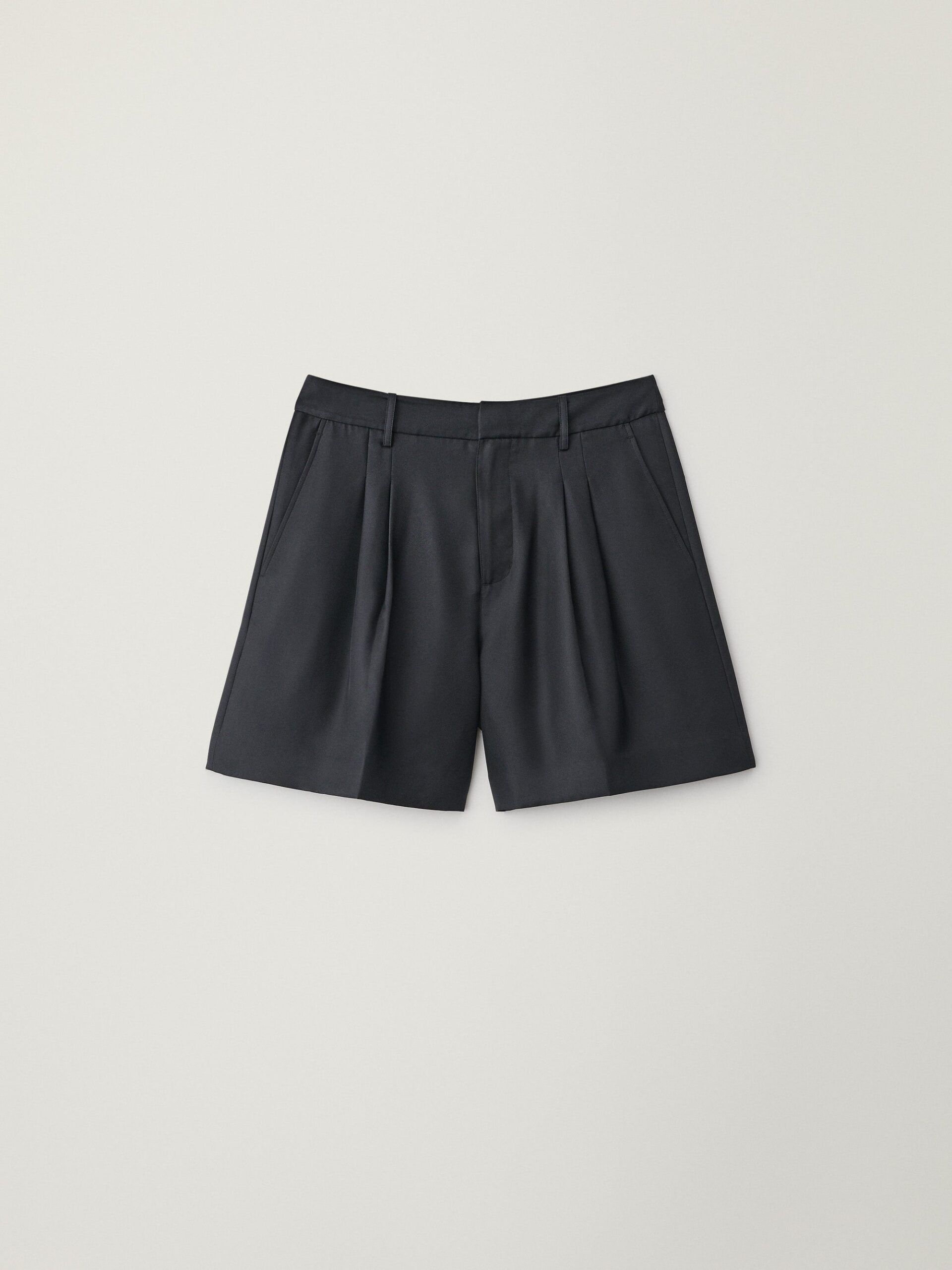 Lisa Yang Tailored Wide Leg Shorts in Midnight Lisa Yang Tailored Wide Leg Shorts in Midnight | Shorts | Coveti