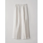 Lisa Yang Tailored Wide Leg Trousers in Meringue | Wide-Leg Pants | Coveti