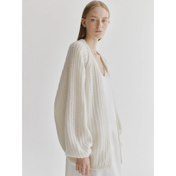 Lisa Yang Thena Cardigan in Cream