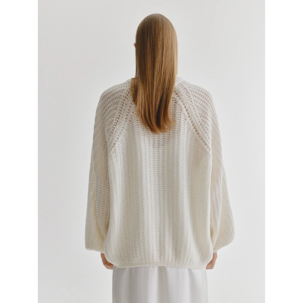 Lisa Yang Thena Cardigan in Cream