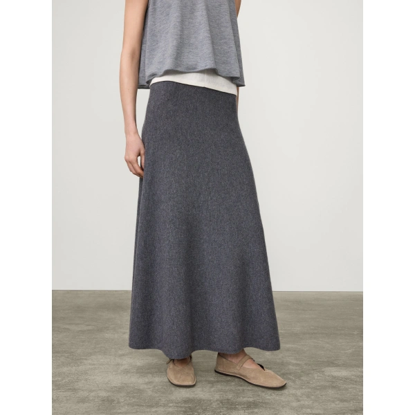 Lisa Yang Torie Skirt in Graphite