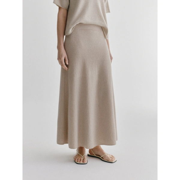 Lisa Yang Torie Skirt in Sand