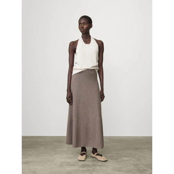 Lisa Yang Torie Skirt in Truffle