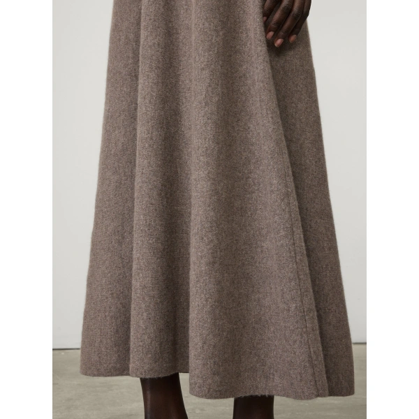 Lisa Yang Torie Skirt in Truffle