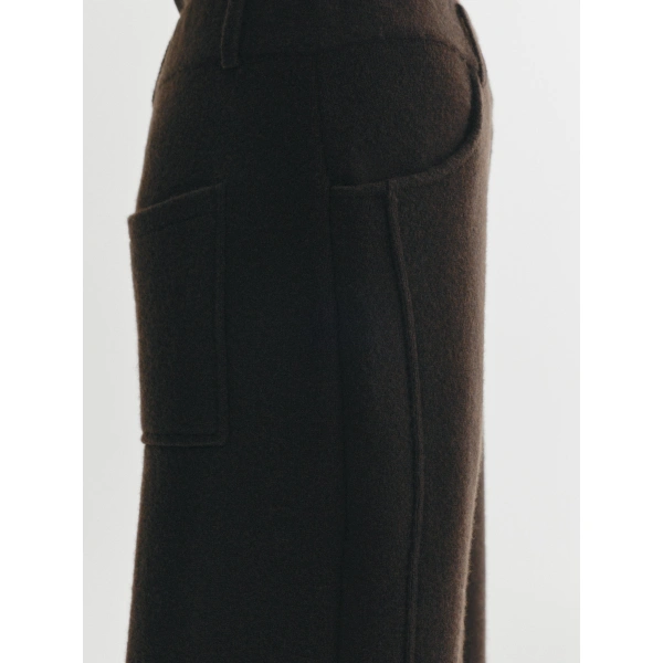 Lisa Yang Veda Trousers in Dark Oak