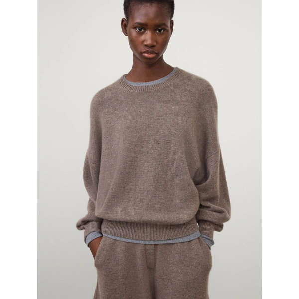 Lisa Yang Veira Sweater in Truffle