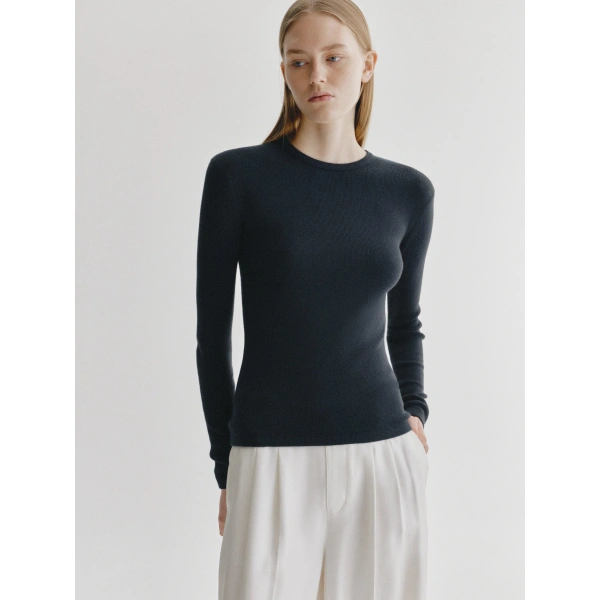 Lisa Yang Vivian Top in Navy