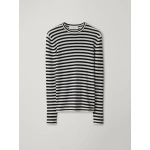 Lisa Yang Vivian Top in Salt and Noir | Tops | Coveti