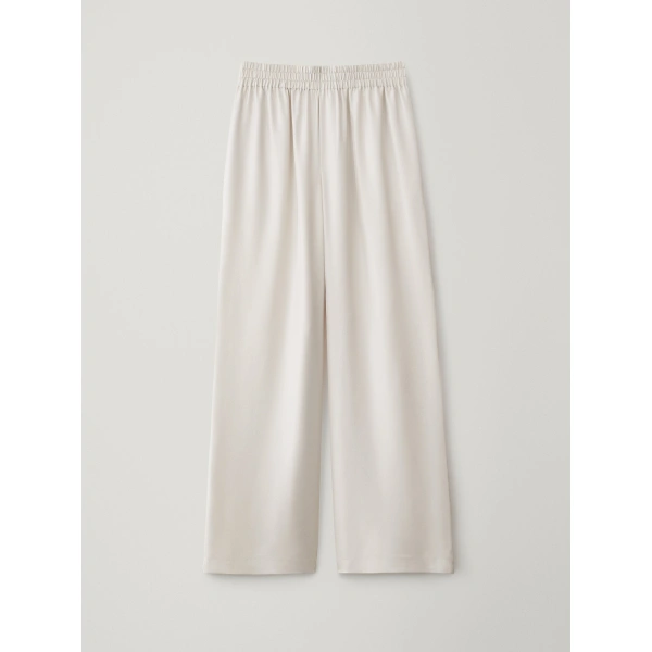 Wide Leg Trousers in Champagne