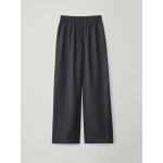Lisa Yang Wide Leg Trousers in Midnight | Wide-Leg Pants | Coveti