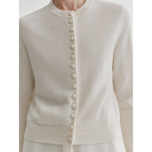 Lisa Yang Wilona Cardigan in Cream
