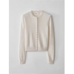 Lisa Yang Wilona Cardigan in Cream | Cardigans | Coveti