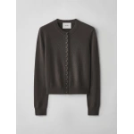Lisa Yang Wilona Cardigan in Dark Fern | Cardigans | Coveti