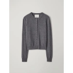 Lisa Yang Wilona Cardigan in Graphite | Cardigans | Coveti