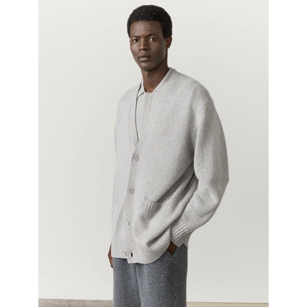 Lisa Yang Wilson Cardigan in Dove Grey