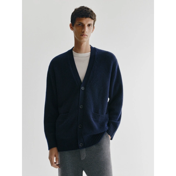 Lisa Yang Wilson Cardigan in Navy