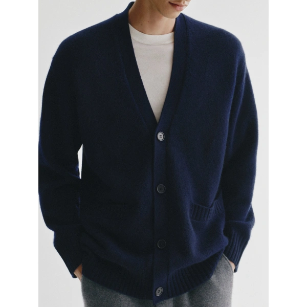 Lisa Yang Wilson Cardigan in Navy