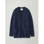 Lisa Yang Wilson Cardigan in Navy | Knitwear | Coveti