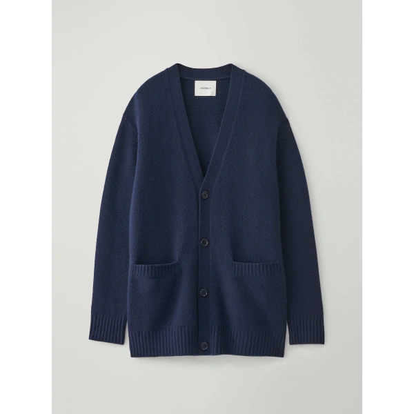 Lisa Yang Wilson Cardigan in Navy | Knitwear | Coveti