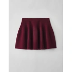 Lisa Yang Wren Skirt in Deep Plum | Mini Skirts | Coveti