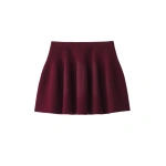 Lisa Yang Wren Skirt in Deep Plum | Mini Skirts | Coveti