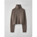 Lisa Yang Zerlina Sweater in Truffle | Cashmere Sweaters | Coveti