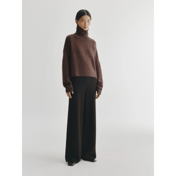 Lisa Yang Zerline Sweater in Dark Cocoa