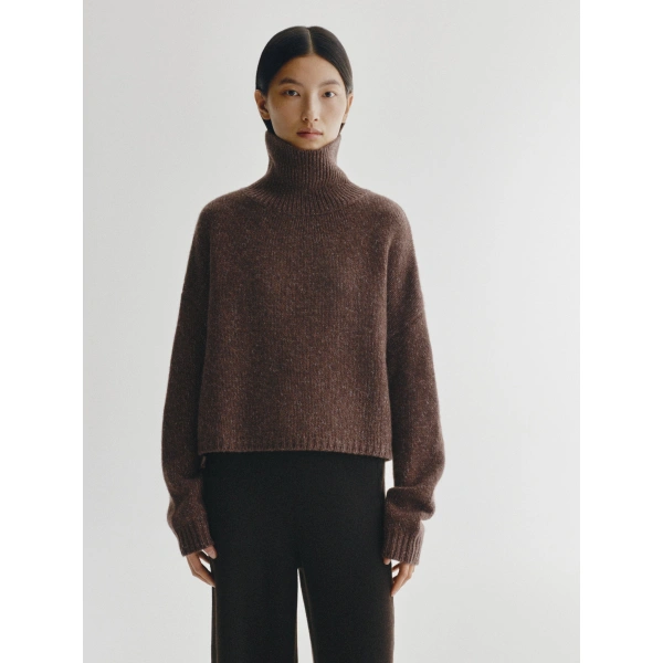 Lisa Yang Zerline Sweater in Dark Cocoa