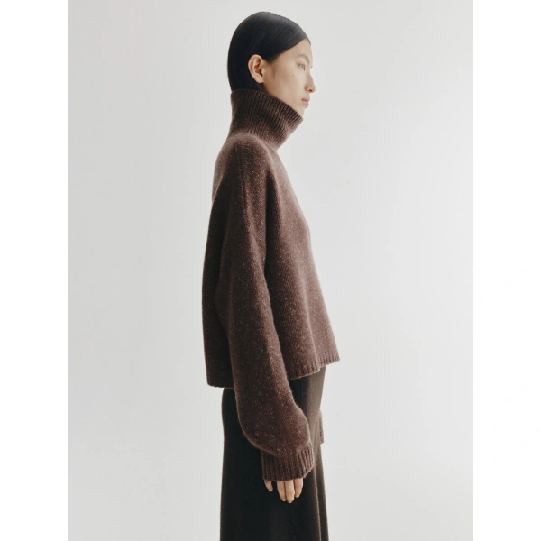 Lisa Yang Zerline Sweater in Dark Cocoa