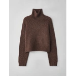 Lisa Yang Zerline Sweater in Dark Cocoa | Cashmere Sweaters | Coveti