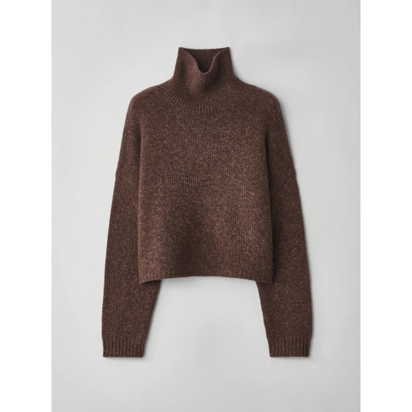 Lisa Yang Zerline Sweater in Dark Cocoa | Cashmere Sweaters | Coveti