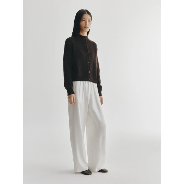 Lisa Yang Zirelle Cardigan in Dark Oak