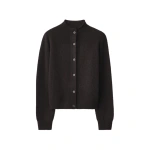 Lisa Yang Zirelle Cardigan in Dark Oak | Cardigans | Coveti