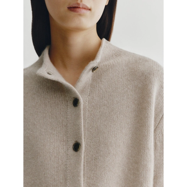 Lisa Yang Zirelle Cardigan in Sand