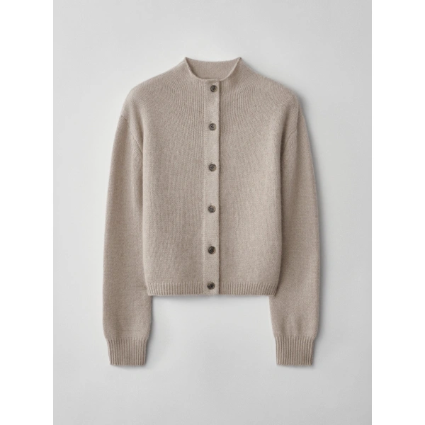 Lisa Yang Zirelle Cardigan in Sand | Cardigans | Coveti