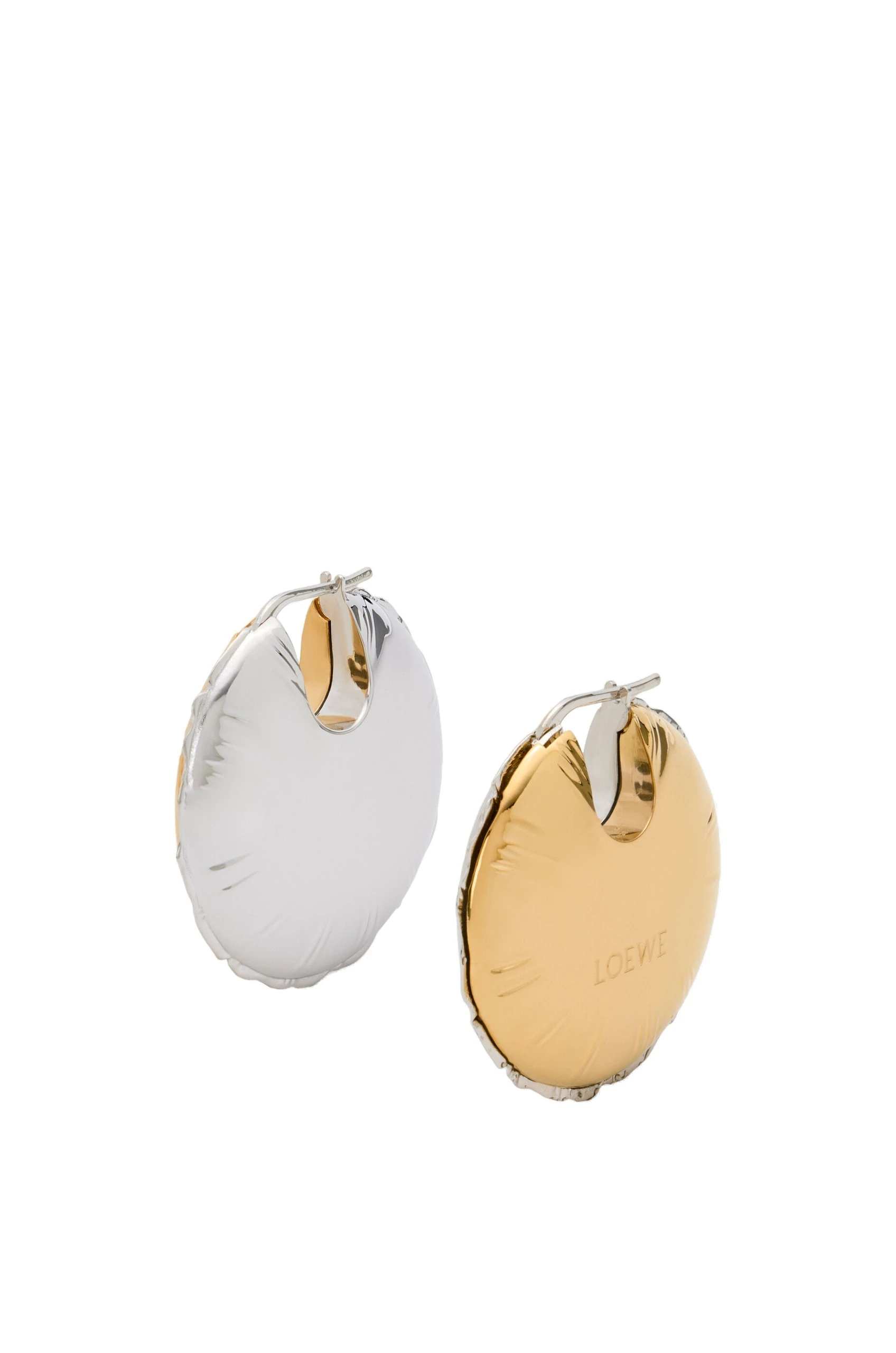 Loewe Blown Inflated Balloon Earrings, Silver and Gold | Jewelry | Coveti Loewe Blown Inflated Balloon Earrings, Silver and Gold | Jewelry | Coveti