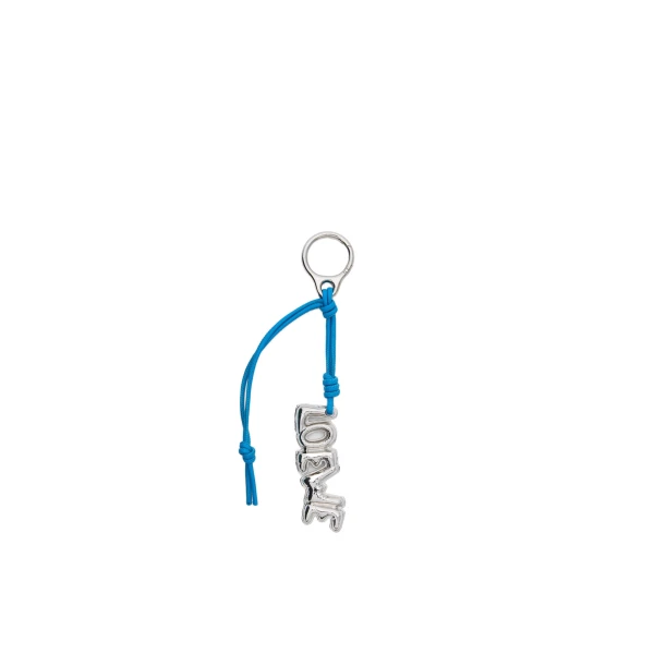 Loewe Blown Inflated Logo Charm, Silver | Bags | Coveti