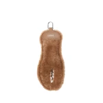 Loewe Claw Charm in Shearling and Lambskin, Beige | Bags | Coveti
