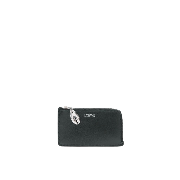Loewe Claw Coin Cardholder in Glossy Lambskin, Black | Accessories | Coveti