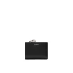 Loewe Claw Compact Wallet in Glossy Lambskin, Black | Accessories | Coveti