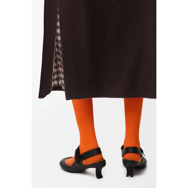 Coat in Cashmere, Brown - Image 4