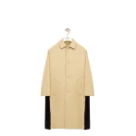 Loewe Coat in Nappa Lambskin, Light Yellow | Coats | Coveti