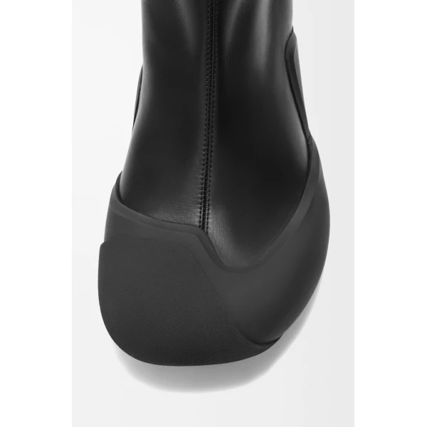 Dive Bootie in Stretch Calfskin, Black - Image 6