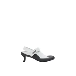 Loewe Dive Slingback in Stretch Calfskin, White | Shoes | Coveti