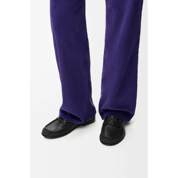 Double L Loafer in Soft Calfskin, Black - Image 2