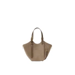Loewe Hammock Flip Bag in Suede, Brownish Green | Bags | Coveti