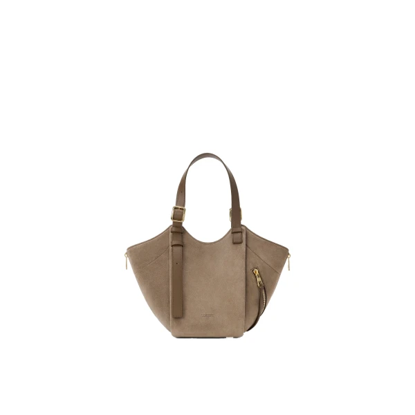 Loewe Hammock Flip Bag in Suede, Brownish Green | Bags | Coveti