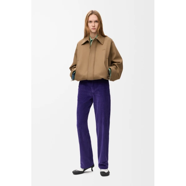 Jacket in Cotton, Beige - Image 2