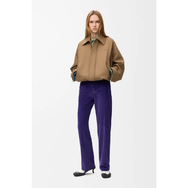 Jacket in Cotton, Beige - Image 2