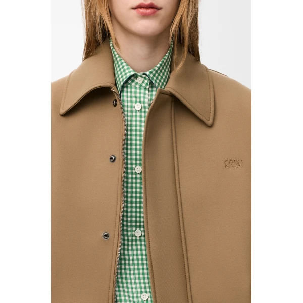 Jacket in Cotton, Beige - Image 5